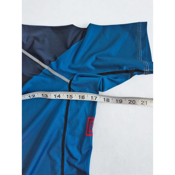 Hypnotik Block No Gi Jiu Jitsu Short Sleeve Rash Guard Mens Sm Blue Martial Arts - Picture 4 of 5